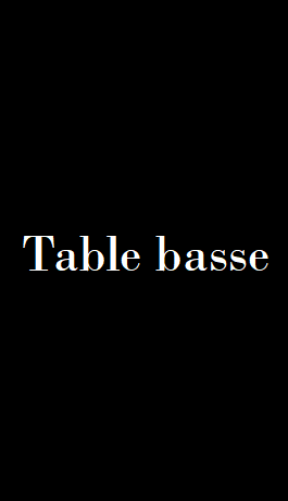 Tabla basse